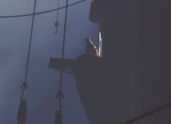 タバコを吸うシェフ