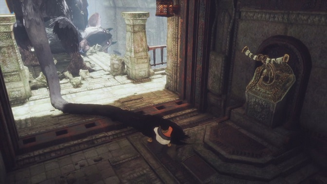 尻尾を挟む準備