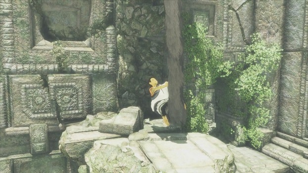 トリコの尻尾につかまる