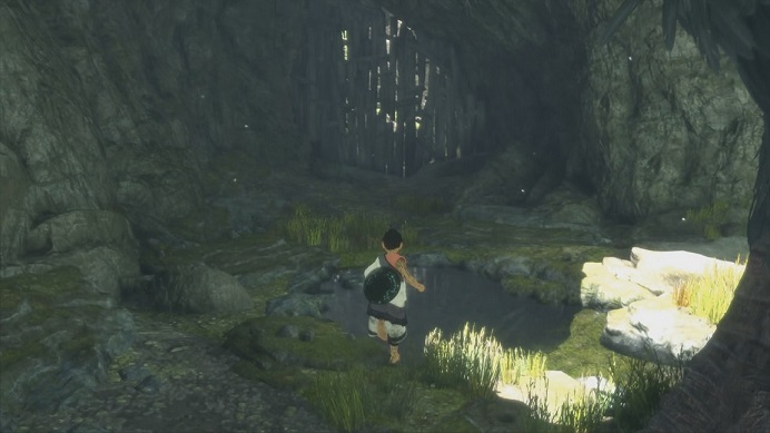 水たまりのある空間