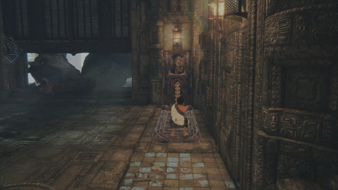 扉を開けてトリコを引き入れる